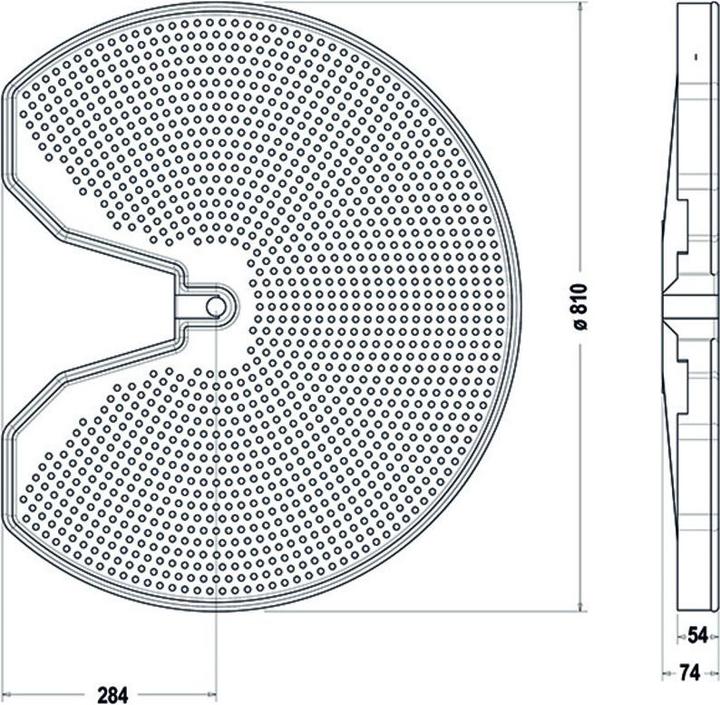 Produktbild Ninka Eckschrank-Drehtablar ECO 90° (1 Stk.)