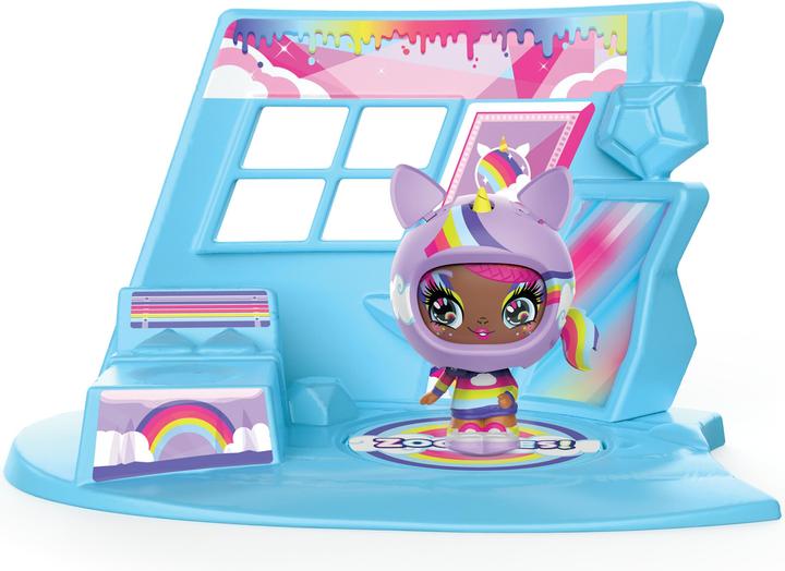Actual product image Spin Master Zoobles Z-Girlz collectible figure with transformation mechanism and Happitat surprise (assorted)