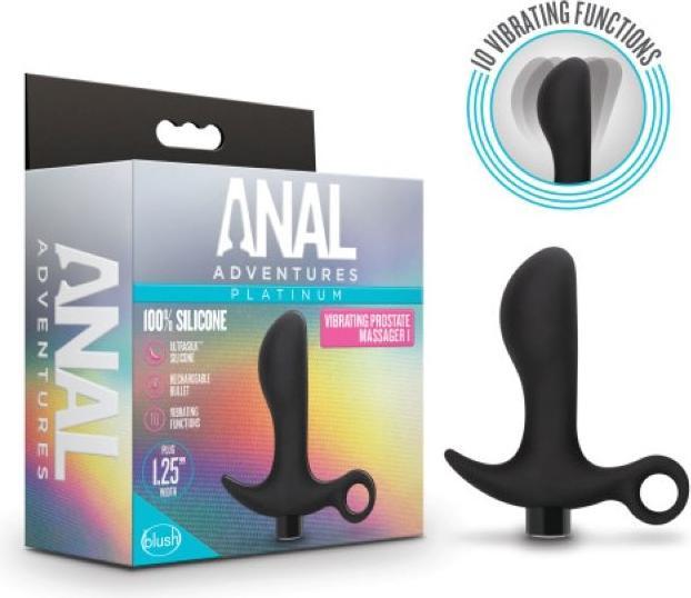 Actual product image Blush Anal AdventuresÂ Platinum Vibrating Prostate Massager 01