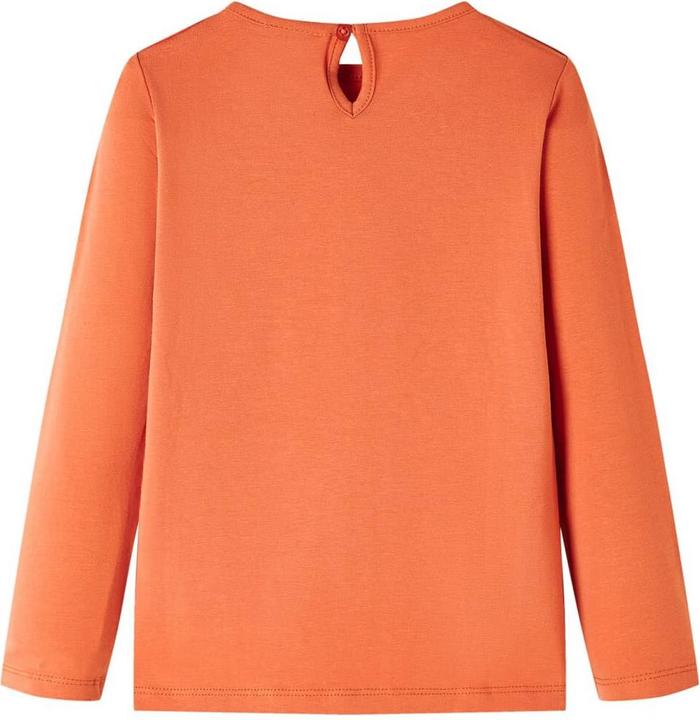 Produktbild VidaXL Kinder-Langarmshirt Dunkelorange 104,Material: 95 (104)