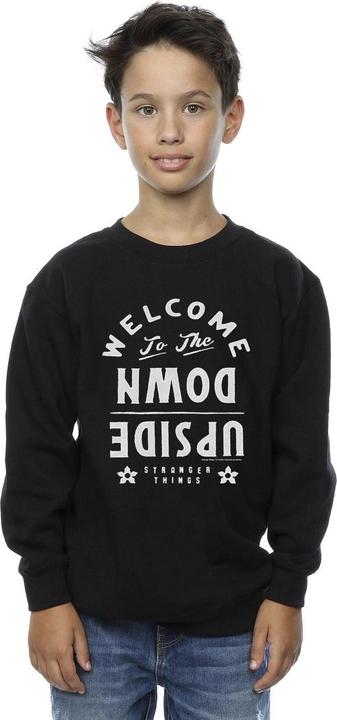 Produktbild Netflix Stranger Things Welcome To The Upside Down Sweatshirt Jungen (152, 158)