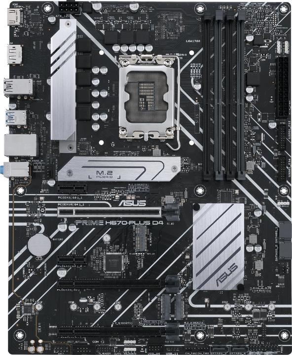 Immagine prodotto ASUS PRIME H670-PLUS D4 (LGA 1700, Intel H670, ATX)