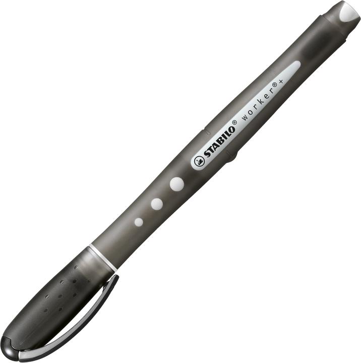 Produktbild STABILO worker+ colorful Tintenroller (Schwarz, 1 x)