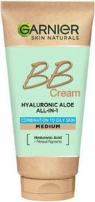 Garnier GARNIER Hyaluronic Aloe All-In-1 BB Cream nawilżający krem BB do skóry mieszanej i tłustej Śniady 50