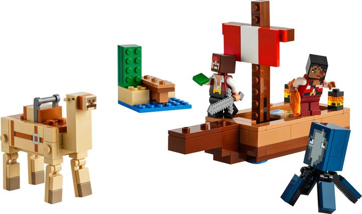 Image du produit LEGO Le voyage en bateau pirate (21259, LEGO Minecraft)