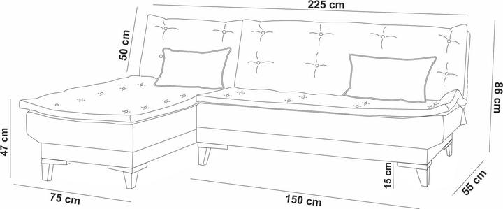 Actual product image Atelier del Sofa Santo (Corner sofa)