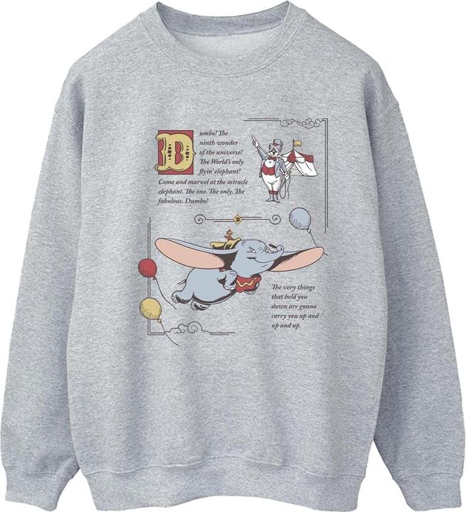 Immagine prodotto Disney Dumbo Story Book Page Felpa Donna (M)