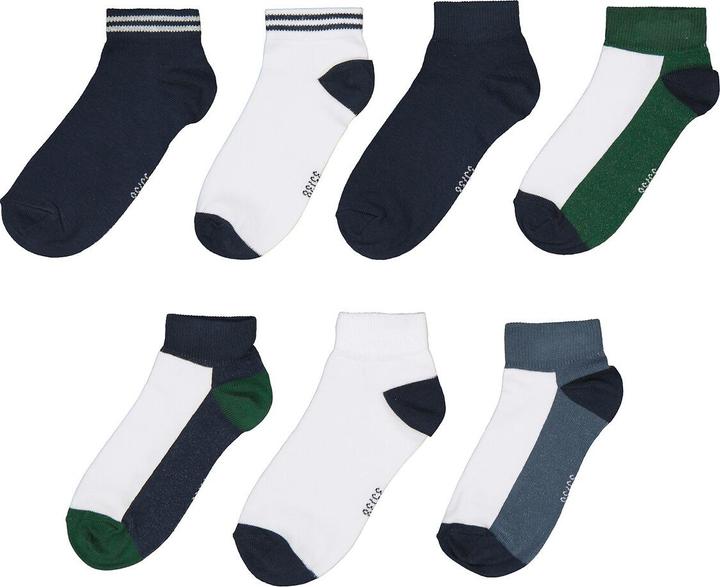 Actual product image La Redoute Collections 7 pairs of short socks (pack of 7, 27, 30)