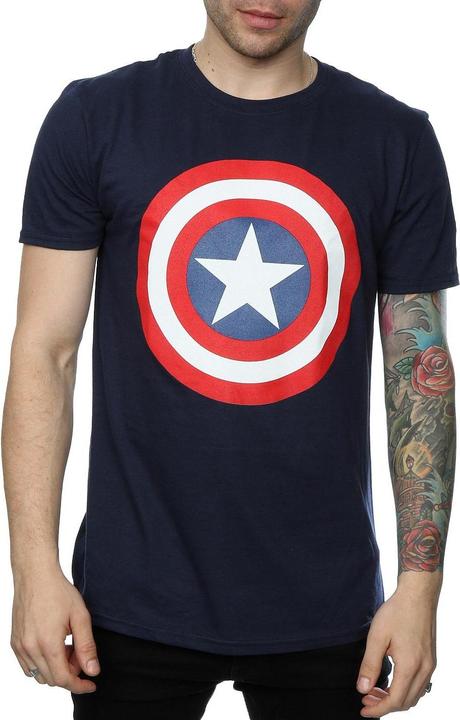 Image du produit T-Shirt Hommes Captain America Shield (XXL)