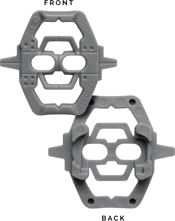 Actual product image Crankbrothers Cleat Tool for, SPD™, TIME™ ATAC Cleats, grey
