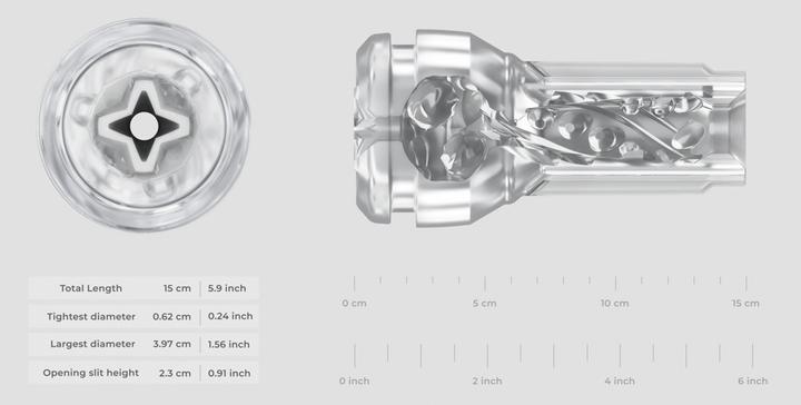 Produktbild Kiiroo Feel Pocket Stroker Crystal + PowerBlow Combo