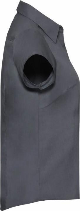 Produktbild Russell Collection Easy Care Fitted Poplin Bluse kurzarm (XXL)