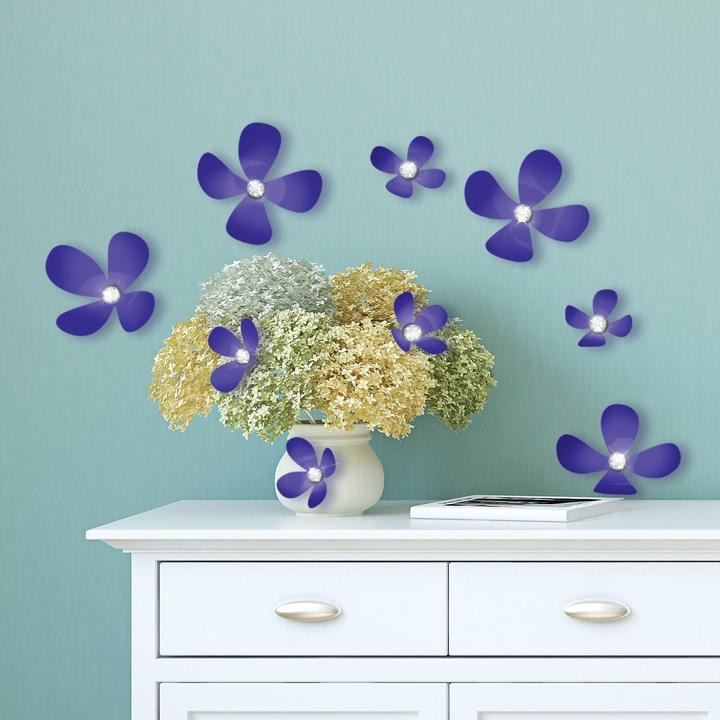 Actual product image Walplus flowers (85.5 x 85.5 cm)