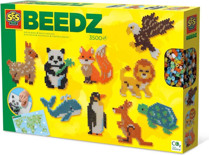 Image du produit Ses Perles à repasser - Animaux du monde