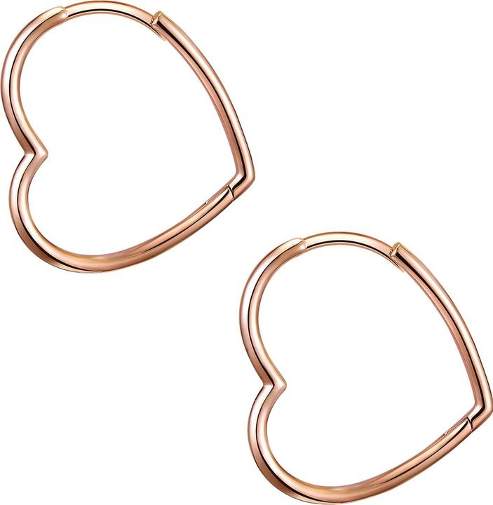 Produktbild Glanzstücke München Damen Herz Sterling Silber roségold - 12426 (Sterling Silber)