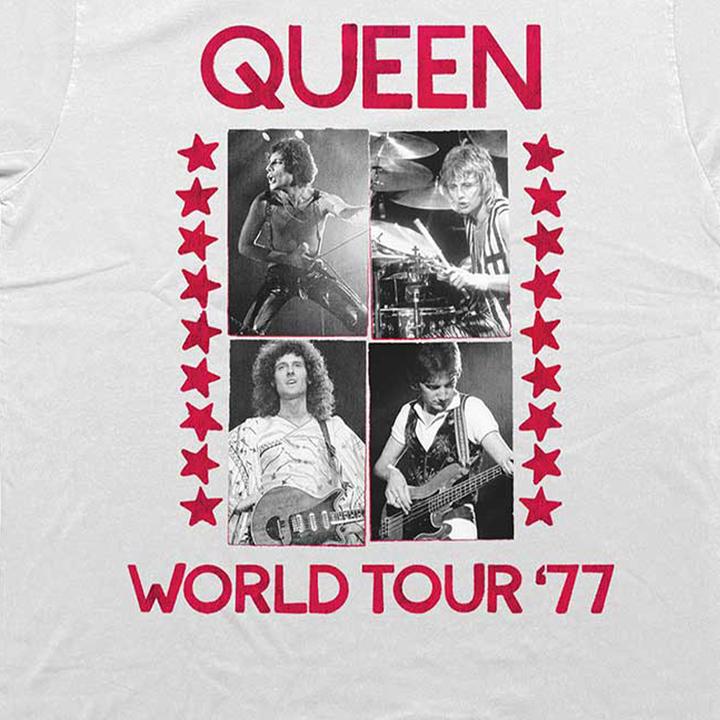 Immagine prodotto Queen World Tour '77 Maglietta Adulto Unisex (S)