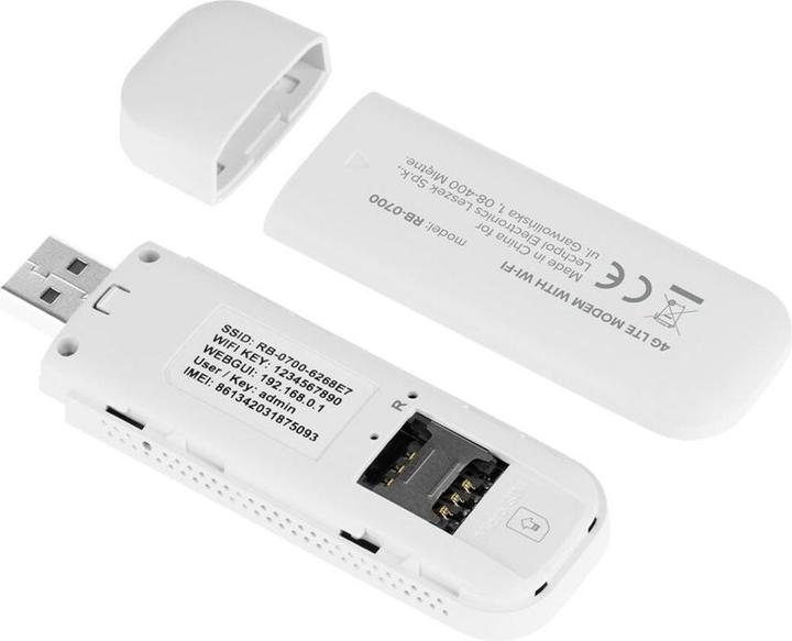 Actual product image Rebel 4G Modem White