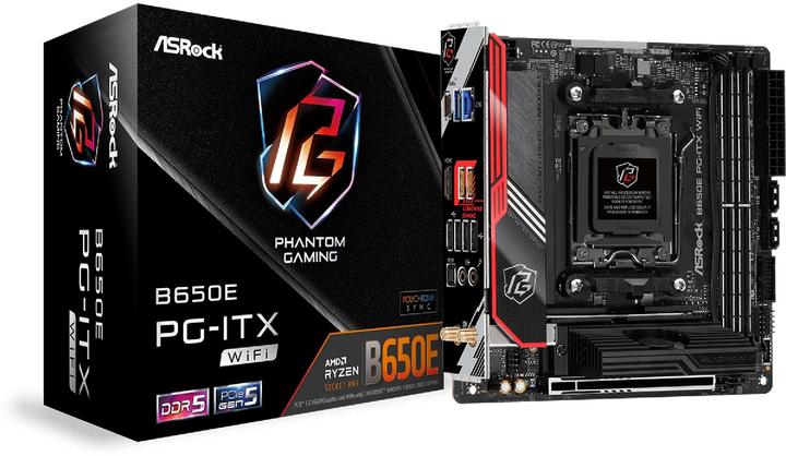 Image du produit AsRock B650E PG-ITX WiFi (AM5, AMD B650E, Mini-ITX)