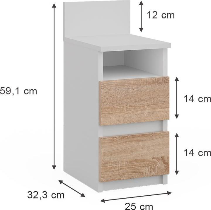 Image du produit Vichy Monty (25 x 32.5 x 59 cm)