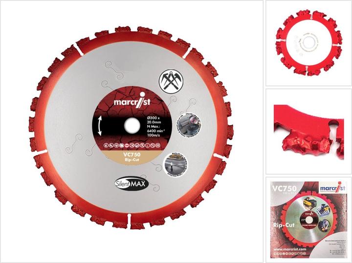 Immagine prodotto Marcrist Disco diamantato VC750 Rip-Cut 230 x 22,2 mm