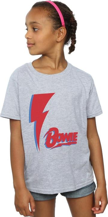 Immagine prodotto David Bowie Red Bolt Maglietta Ragazze (128)