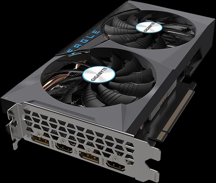 Actual product image Gigabyte GeForce RTX 3060 Ti EAGLE 8G (8 GB)