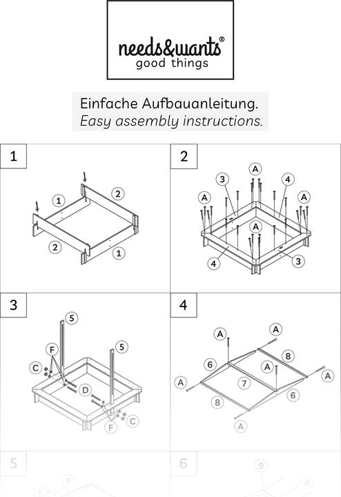 Image du produit Needs&Wants Sunplaya4" avec toit et couverture