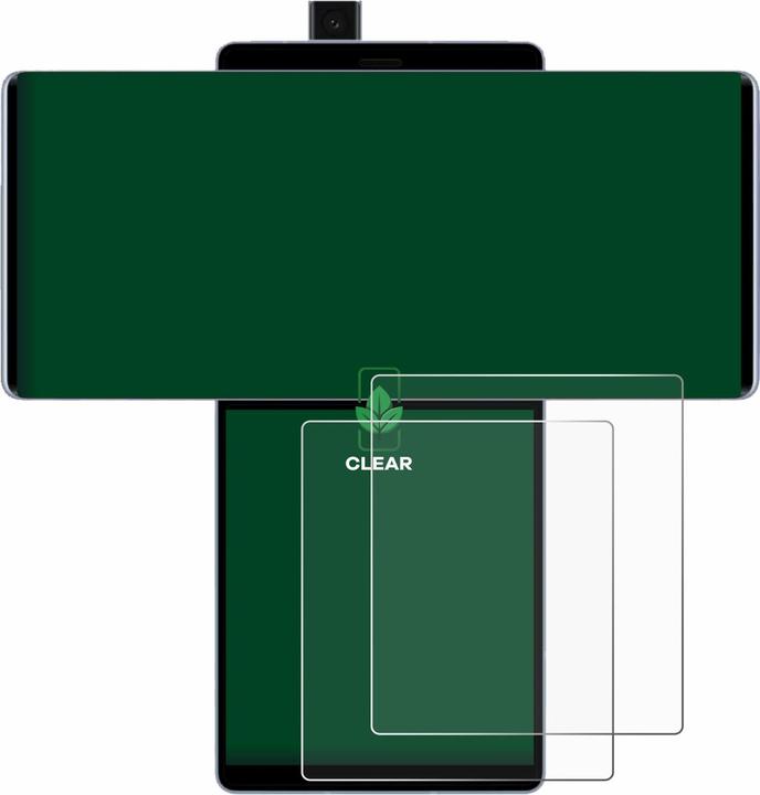 Productafbeelding ScreenLeaf Beschermfolie duurzame screenprotector screenprotector folie helder transparant (2 Stuk, LG Vleugel)