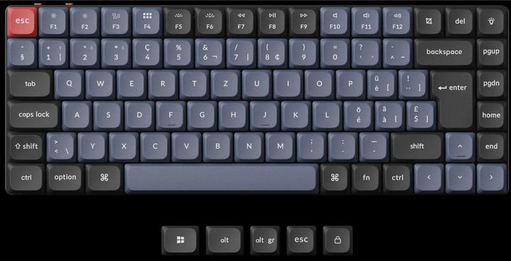 Image du produit Keychron K3 Pro (CH, Sans fil, Filaire)