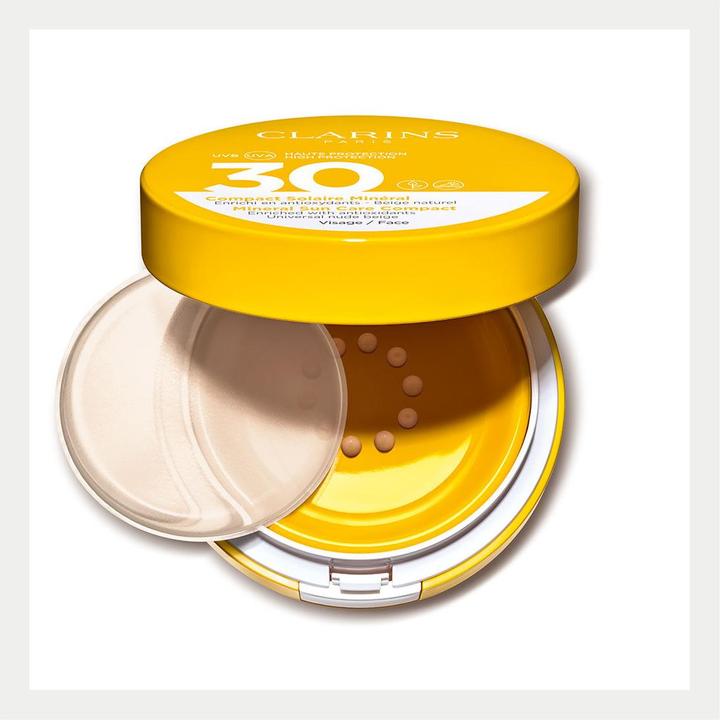 Actual product image Clarins Sun - Compact Solaire Minéral Visage SPF30 (Sun cream face, SPF 30, 11 ml, 103 g)