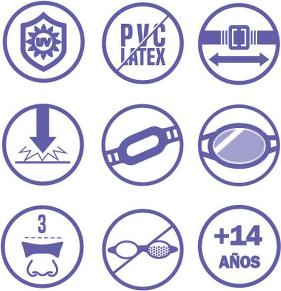 Image du produit Bestway Lunettes de natation Elite Blast Pro pour adultes dès 14 ans (23)