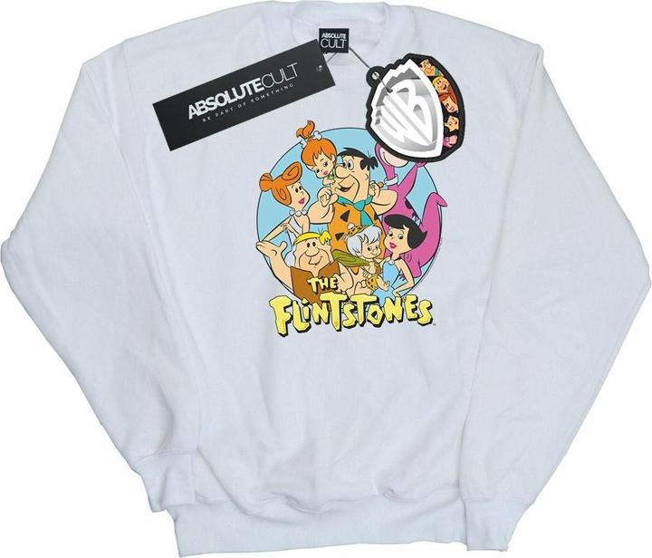 Actual product image The Flintstones Girls Group Circle Sweatshirt (152, 158)
