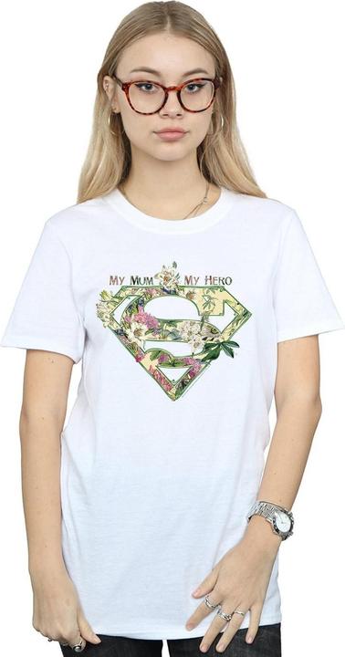 Immagine prodotto Supergirl My Mum My Hero Maglietta Ampia Donna (M)
