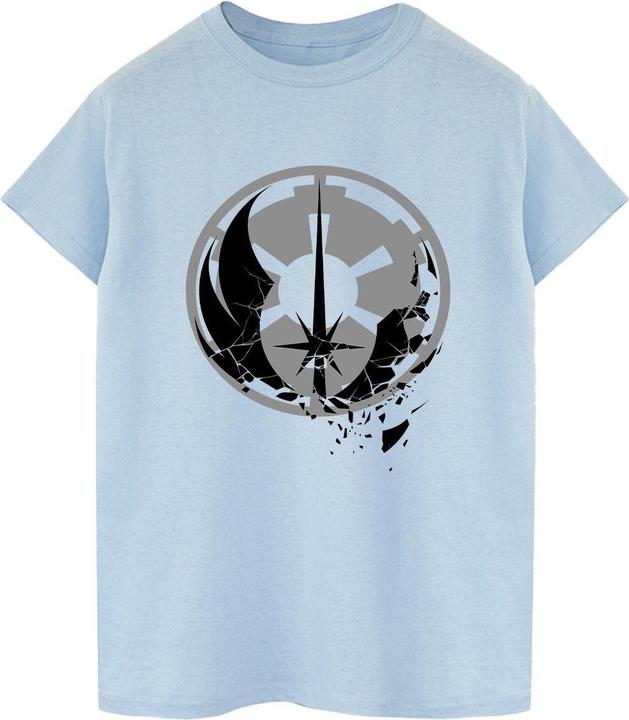 Star Wars ObiWan Kenobi Fractured Logos TShirt (M)