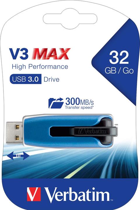 Actual product image Verbatim V3 Max (32 GB, USB 3.0, USB-A)