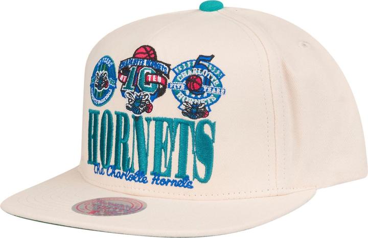Mitchell & Ness Snapback Cap - RETRO FRAME Charlotte Hornets (One Size)