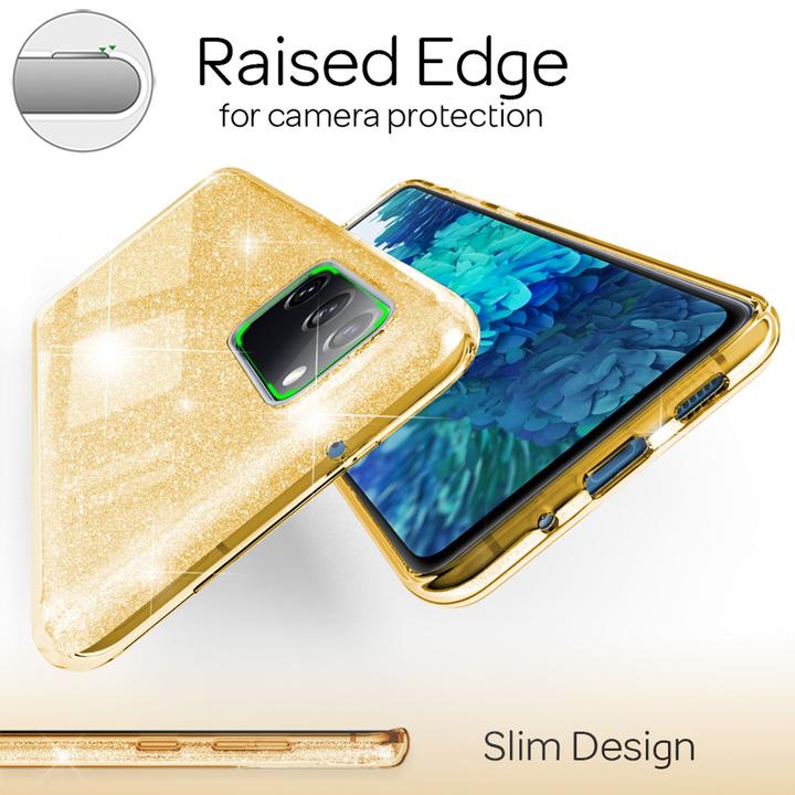 Actual product image Nalia Glitter cover (Samsung Galaxy S20 FE)