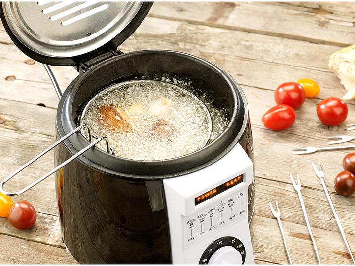 Image du produit Rosenstein & Söhne Friteuse de table compacte avec service à fondue