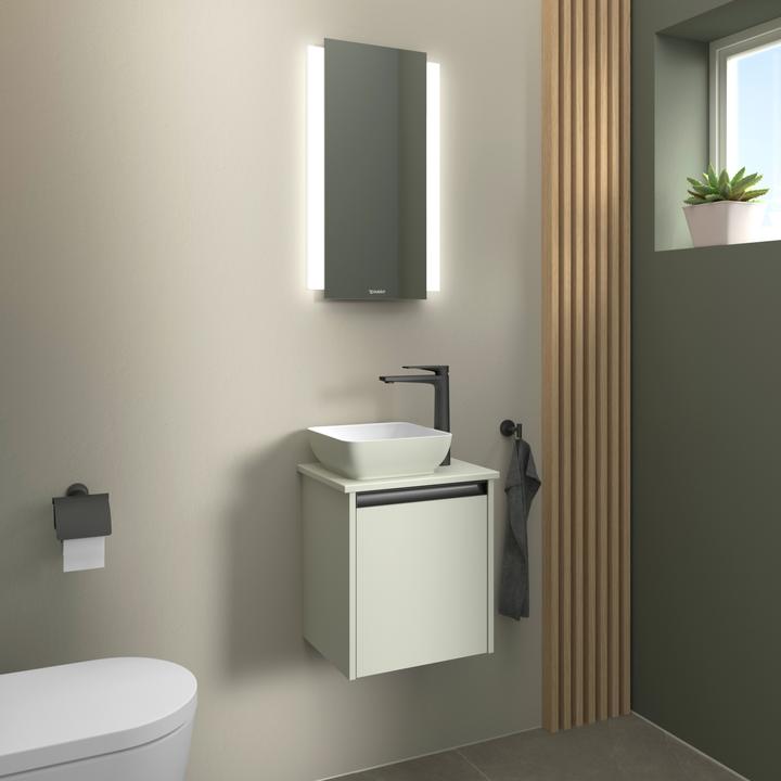 Produktbild Duravit Sivida Aufsatzwaschtisch, eckig, 300x300mm, ohne Hahnloch, ohne Überlauf (300 mm, 300 mm)