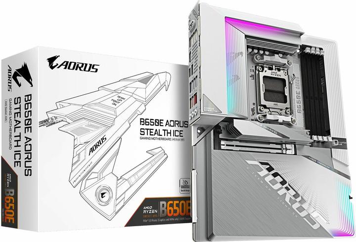 Gigabyte B650E AORUS STEALTH ICE (AM5, AMD B650E, ATX)