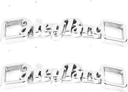 Produktbild LaceGodZ 1 Paar "Hey Bro" Schnürsenkel Clips (3.76 cm)