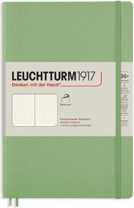 Produktbild Leuchtturm1917 Salbei, Softcover, Paperback (B6+), 123 S., dotted (B6, Kariert, Weicher Einband)