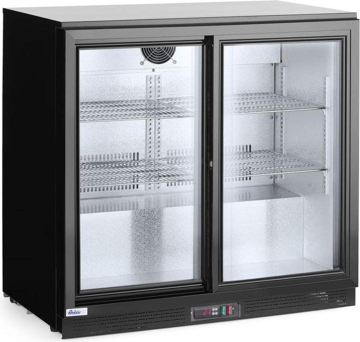Produktbild Hendi Bar Kühlschrank mit Schiebetüren 197 L (197 l)