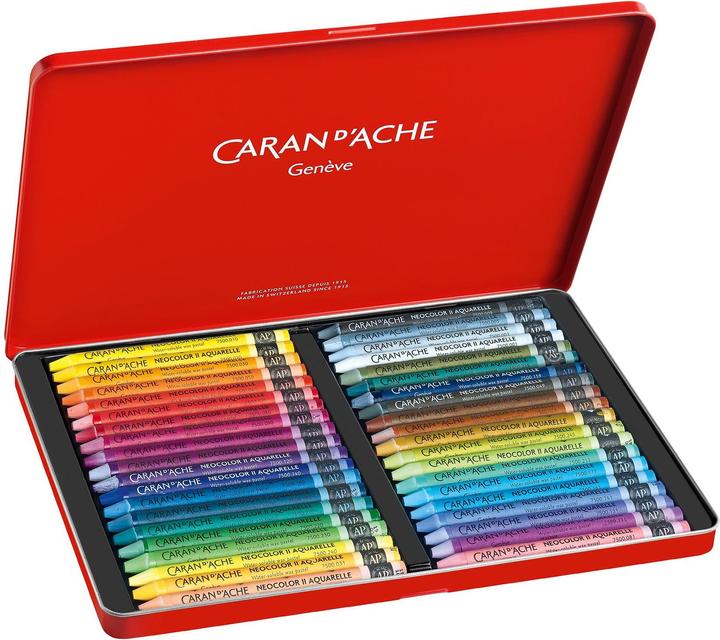 Immagine prodotto Caran d'Ache Neocolor II Aquarelle Metallschachtel (Multicolore, 40 x)