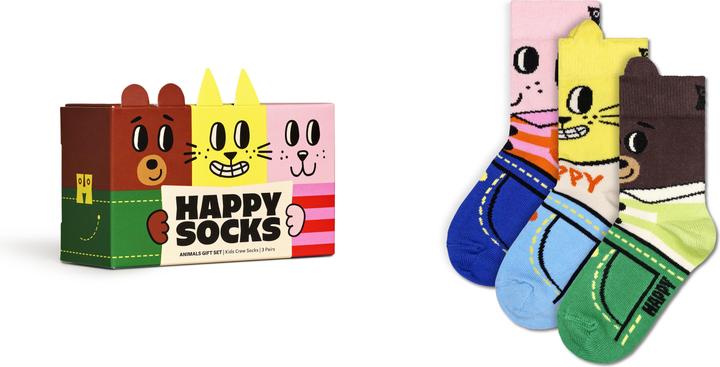 Produktbild Happy Socks Animal (3er Pack, 23 - 26)