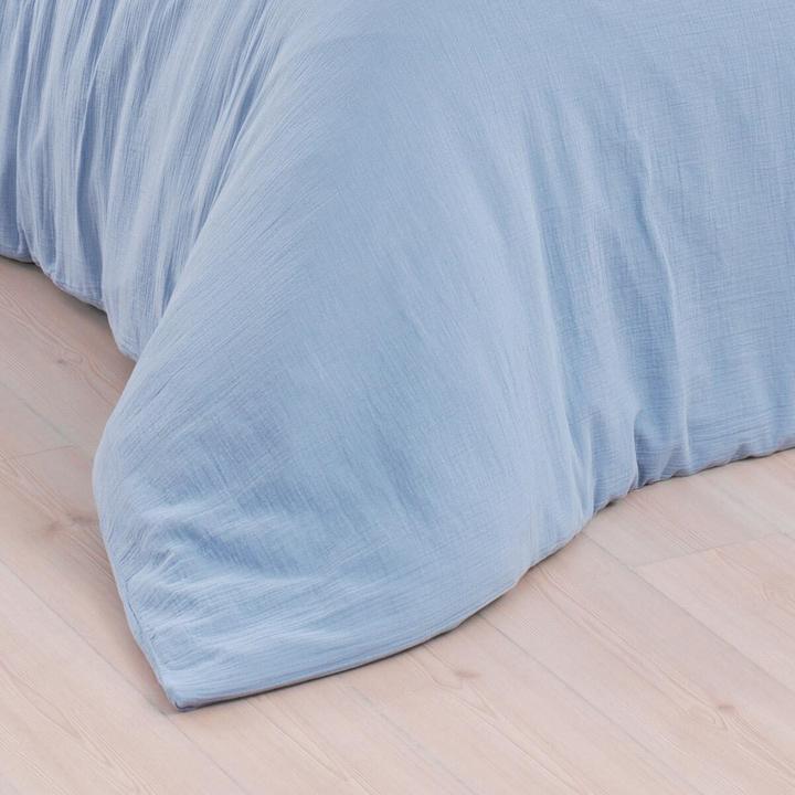 Actual product image Traumschlaf Muslin Uni (Duvet cover, 160x210 cm + 65x100 cm)