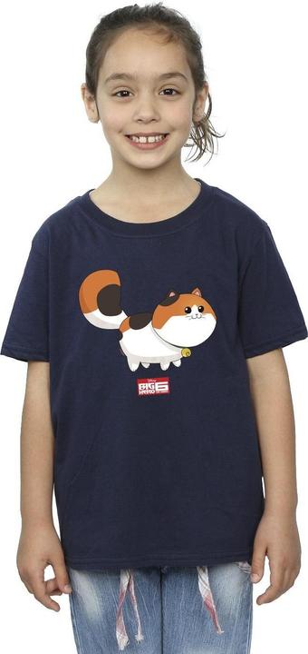 Immagine prodotto Disney Big Hero 6 Baymax Kitten Pose Maglietta Ragazze (140, 146)
