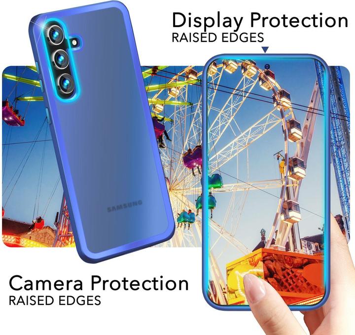 Immagine prodotto Nalia Copertura ibrida semitrasparente con cornice protettiva (Samsung Galaxy S24+)