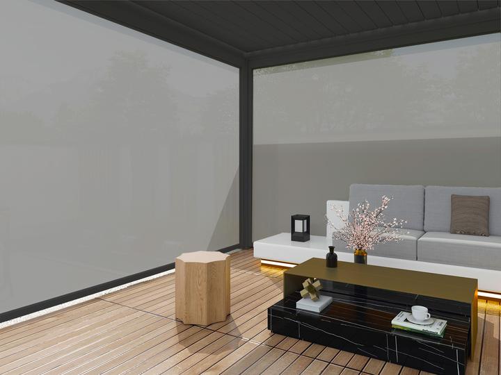 Image du produit Weide Pare-soleil pour pergola Ventaris/Seide 4m Anthracite (400 cm, 10 cm)