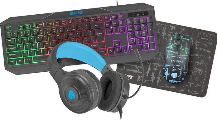 Actual product image Fury COMBO set 4in1 Thunderstreak 3.0 and mouse + Headphones + Mouse pad